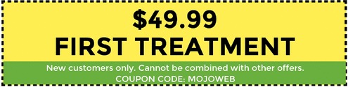 Coupon that says $49.99 first treatment for new customers only
